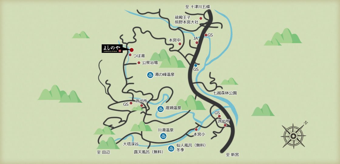 周辺イラストMap